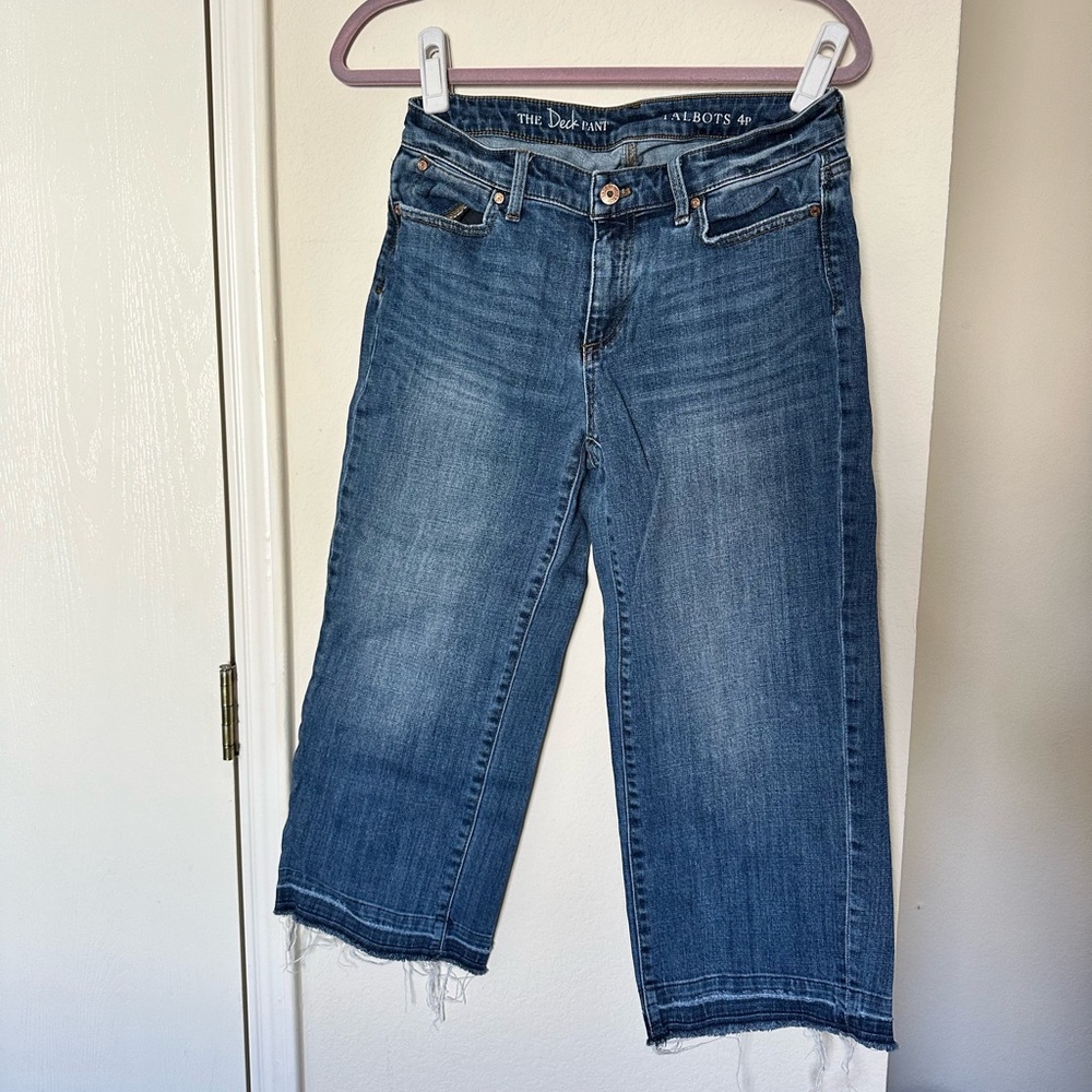 Talbots flare Deck pants